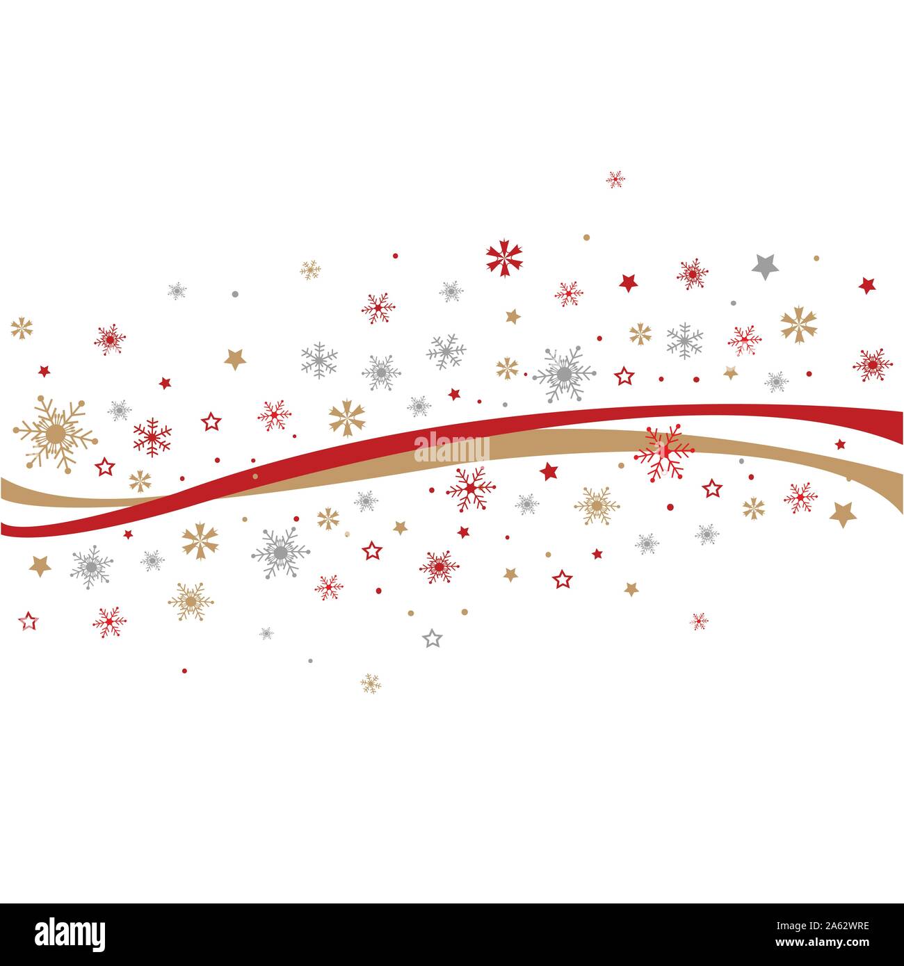 Christmas seamless pattern from snowflakes Stock Vector
