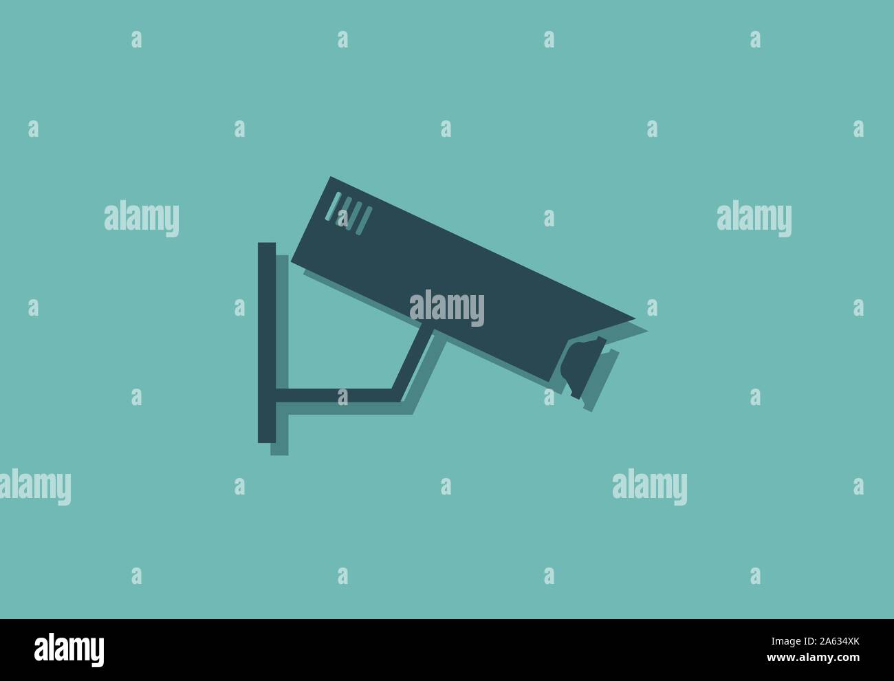 Security Camera symbol, vector illustration icon Stock Vector