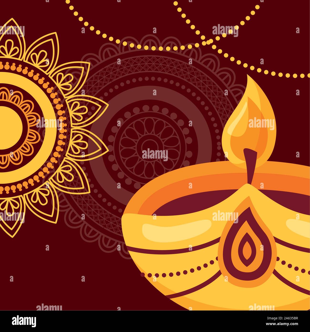 happy diwali festival poster flat design Stock Vector Image & Art - Alamy