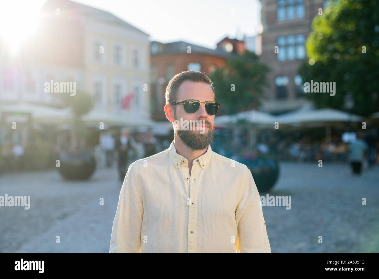 Male executive with sunglasses hi-res stock photography and images - Alamy