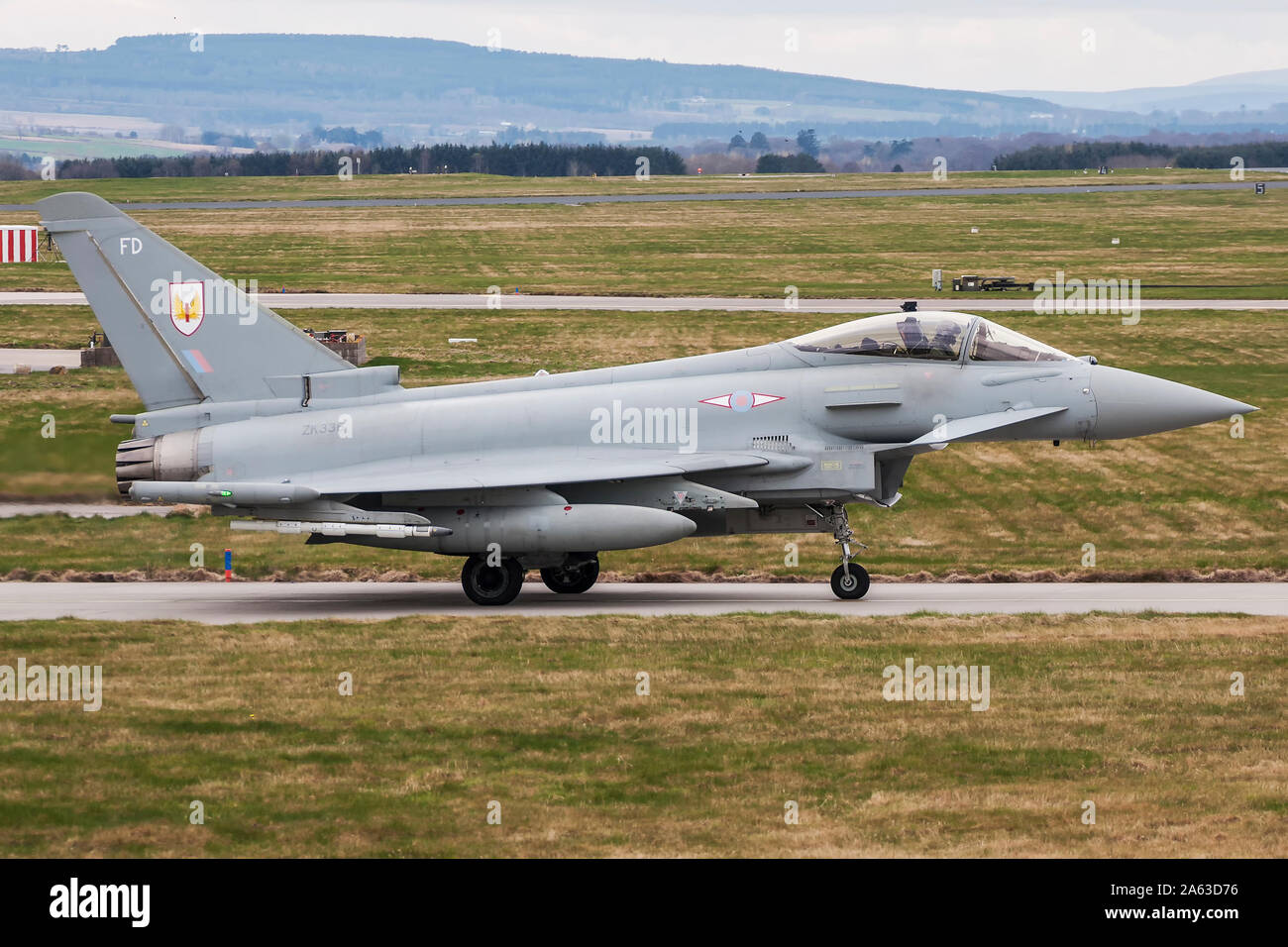 Joint Warrior Exercise at RAF Lossiemouth Stock Photo