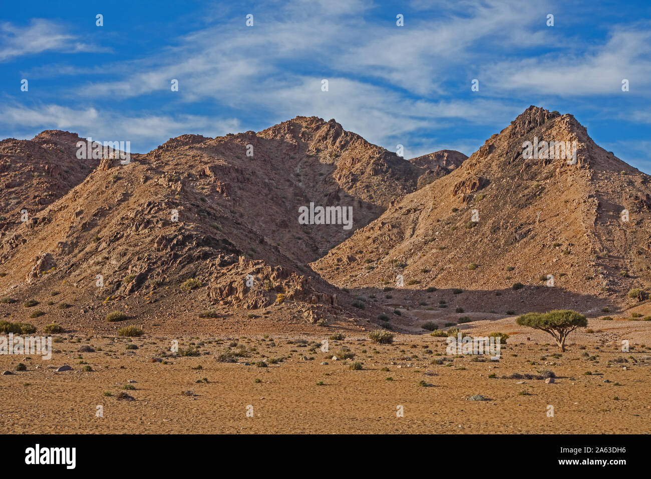 Desert Mountain scene in Richtersveld National Park Stock Photo