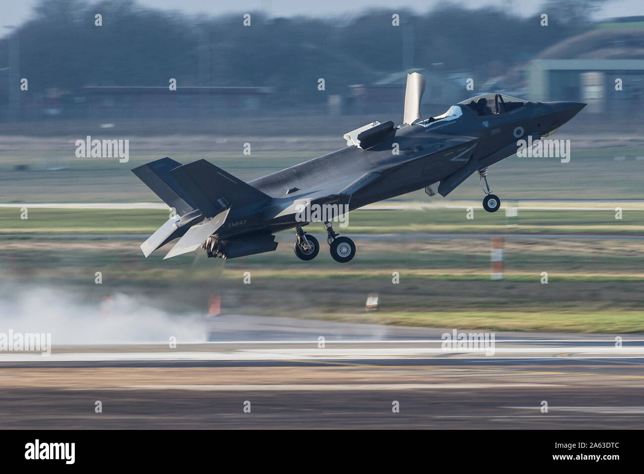 RAF's latest fighter jet - Lockheed F-35B Stock Photo