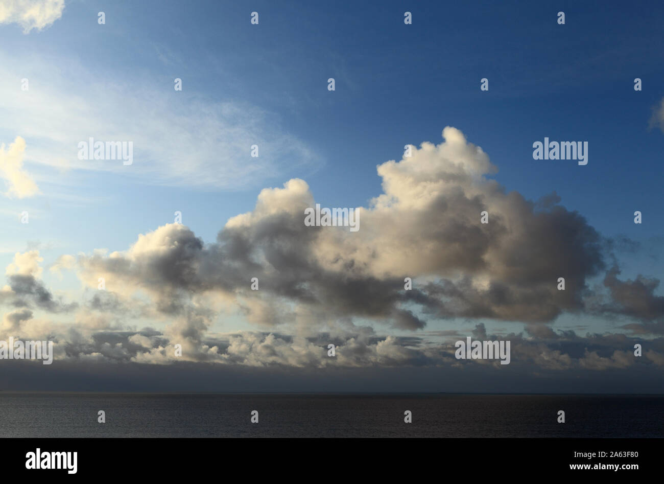 Cloud, clouds, over North Sea, Norfolk coast, weather, meteorology, England, UK Stock Photo