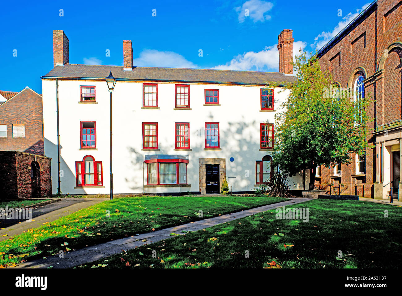 Edward Pease House, father of the railways, Northgate, Darlington, England Stock Photo Alamy