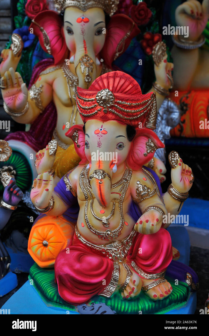 Mumbai, Maharashtra, India, Southeast Asia Beautiful idols of Lord