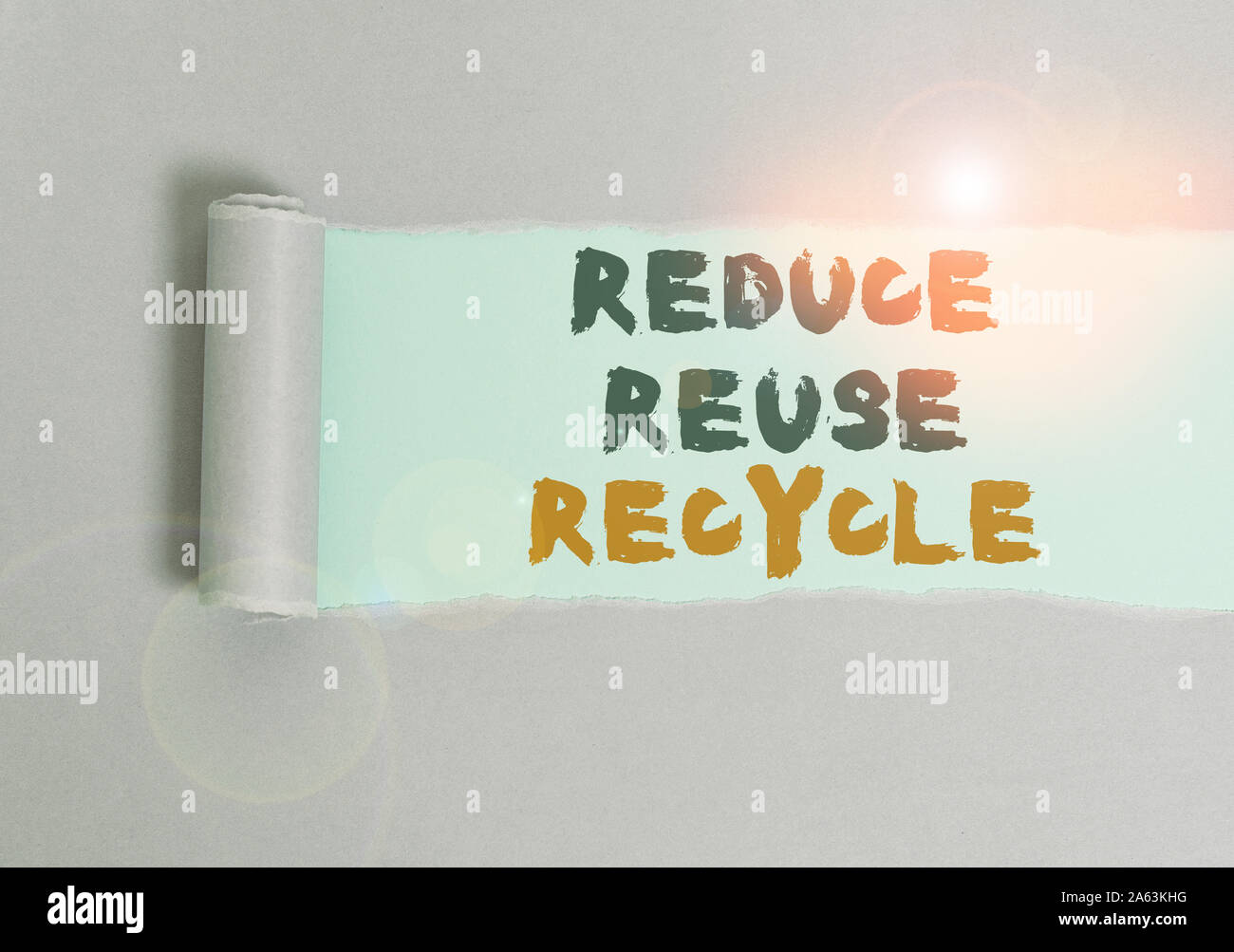 Handwriting text Reduce Reuse Recycle. Conceptual photo ...