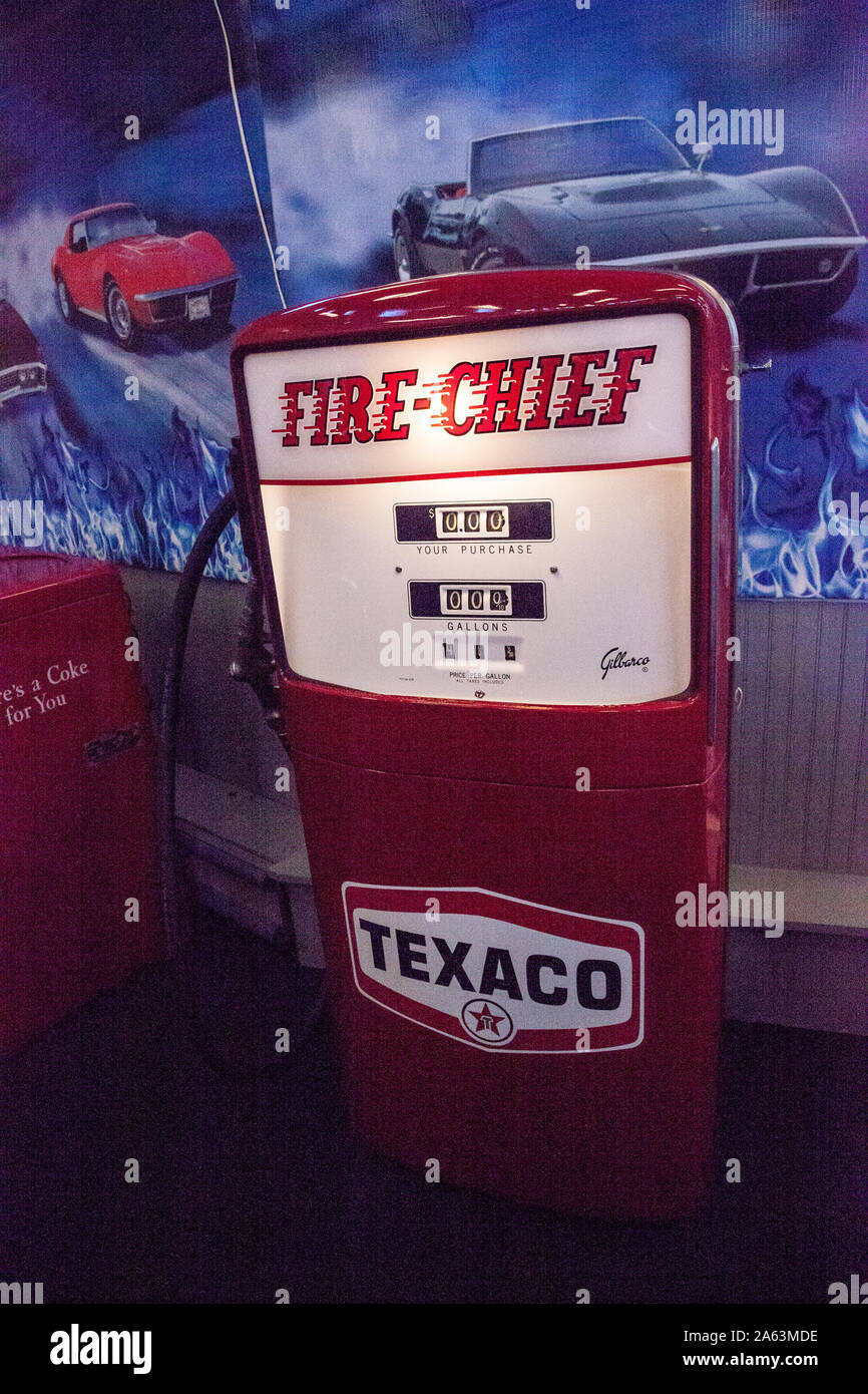 ビンテージ TEXACO FIRE-CHIEF ダストボックス ゴミ箱
