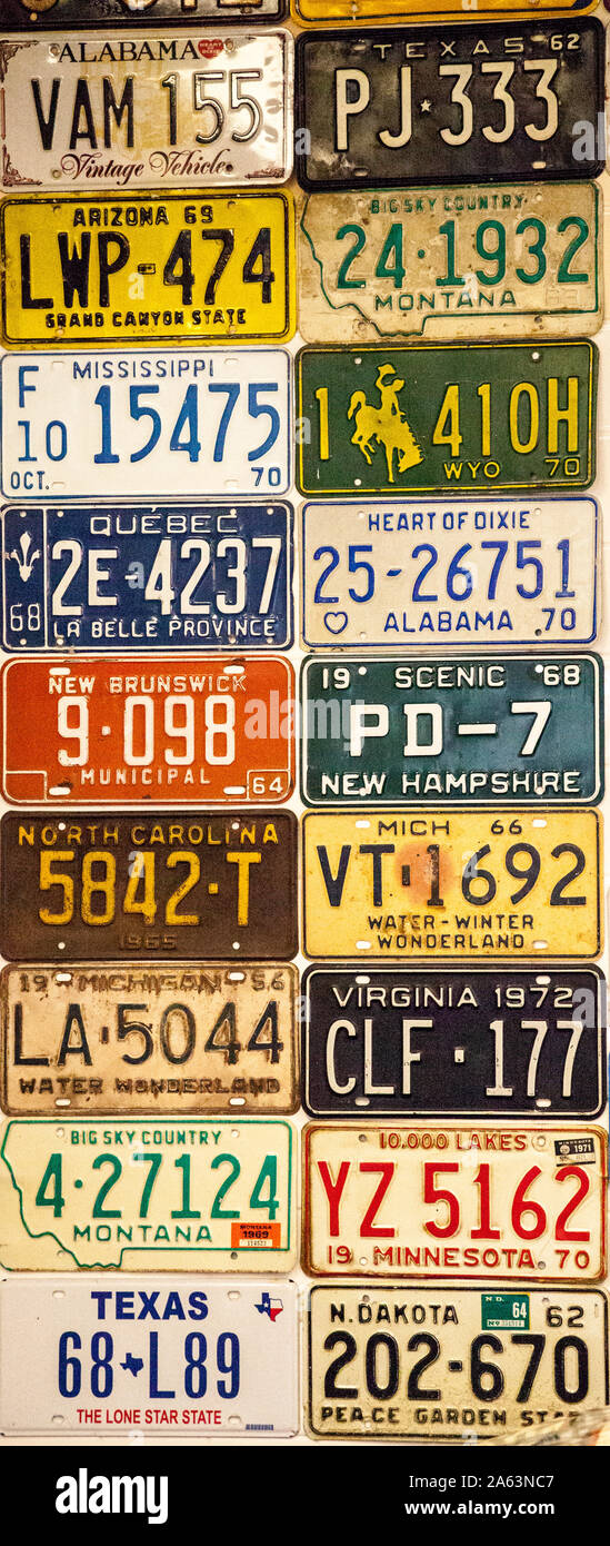 Punta Gorda, Florida, USA October 13, 2019 Background of car