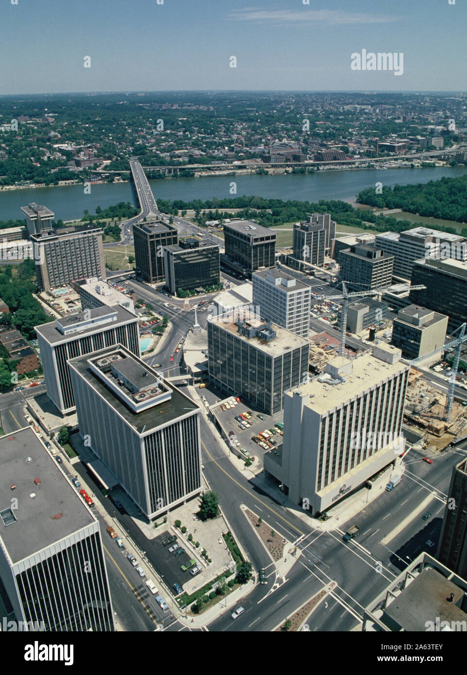 Rosslyn VA in July 1978 Photo by Dennis Brack 70 Stock Photo Alamy