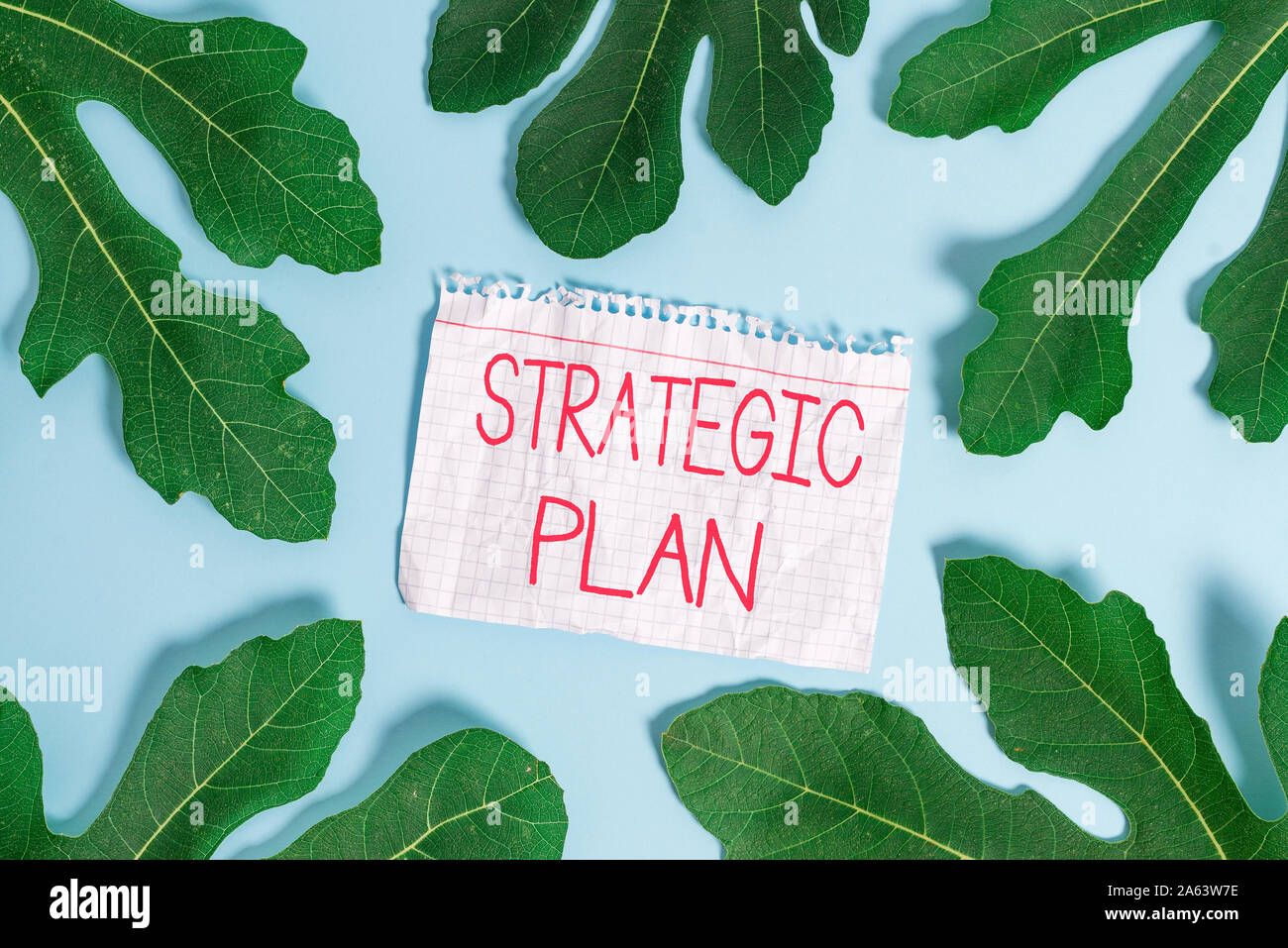 Planning Strategy Note Writing note showing Strategic Plan. Business concept for a systematic ...