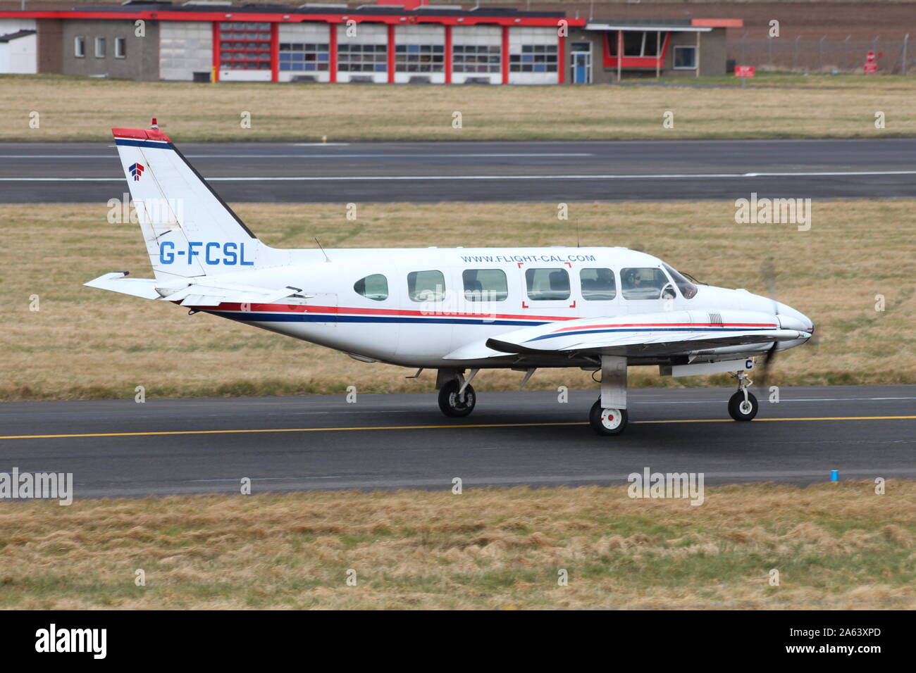 GFCSL, a Piper PA31350 Navajo Chieftain operated by Flight