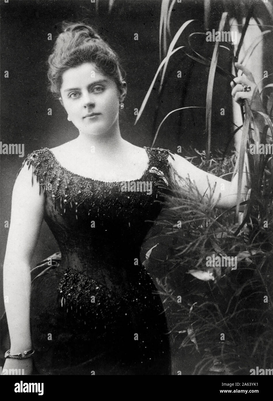 Baroness Mary Vetsera died 1889, circa 1887 Stock Photo