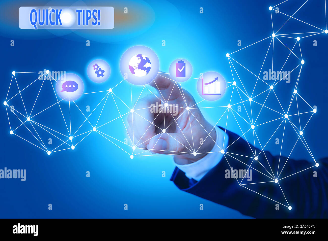 Quick Picture Example Word writing text Quick Tips. Business photo showcasing small but ...