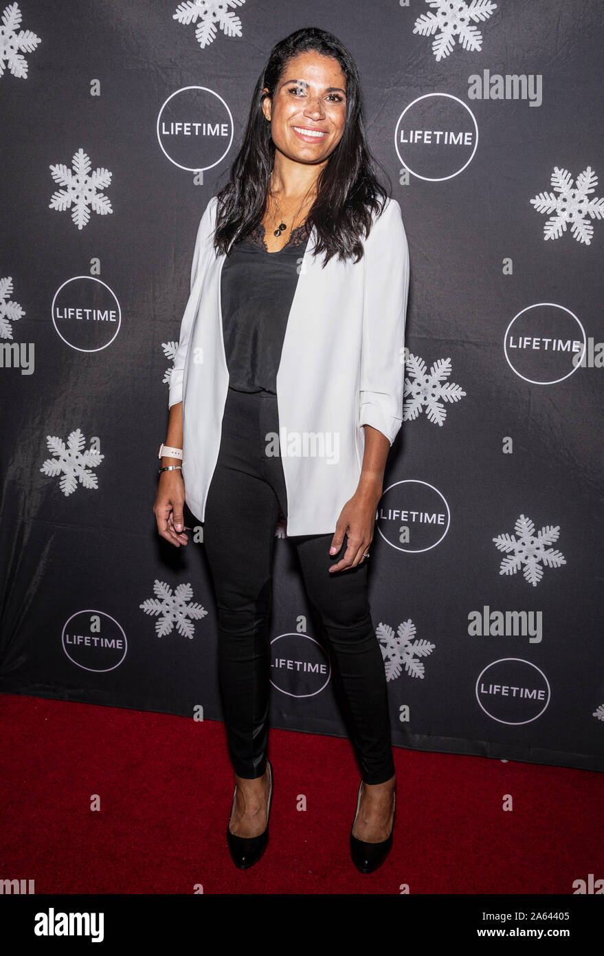 Los Angeles, CA - October 22, 2019: Meghan Hooper attends "It's a Wonderful Lifetime” first holiday party of the year at STK Los Angeles Stock Photo