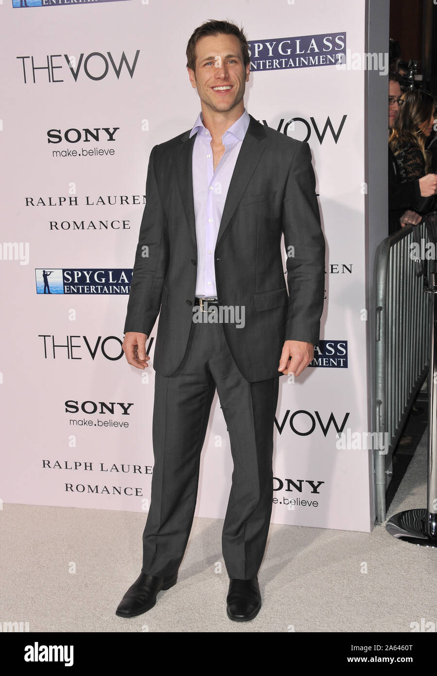 LOS ANGELES, CA. February 06, 2012: Jake Pavelka at the world premiere of 'The Vow' at Grauman's Chinese Theatre, Hollywood. © 2012 Paul Smith / Featureflash Stock Photo