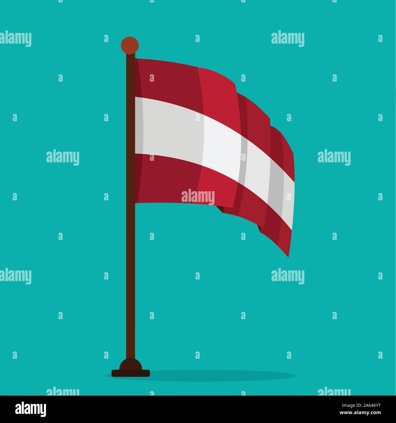 Austria flag vector symbol illustration Stock Vector