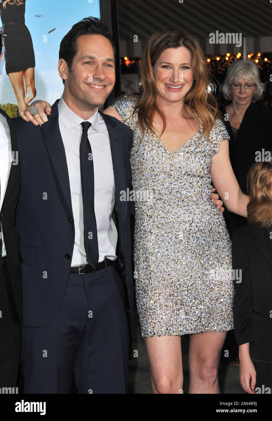LOS ANGELES, CA. February 16, 2012: Paul Rudd & Kathryn Hahn at the ...