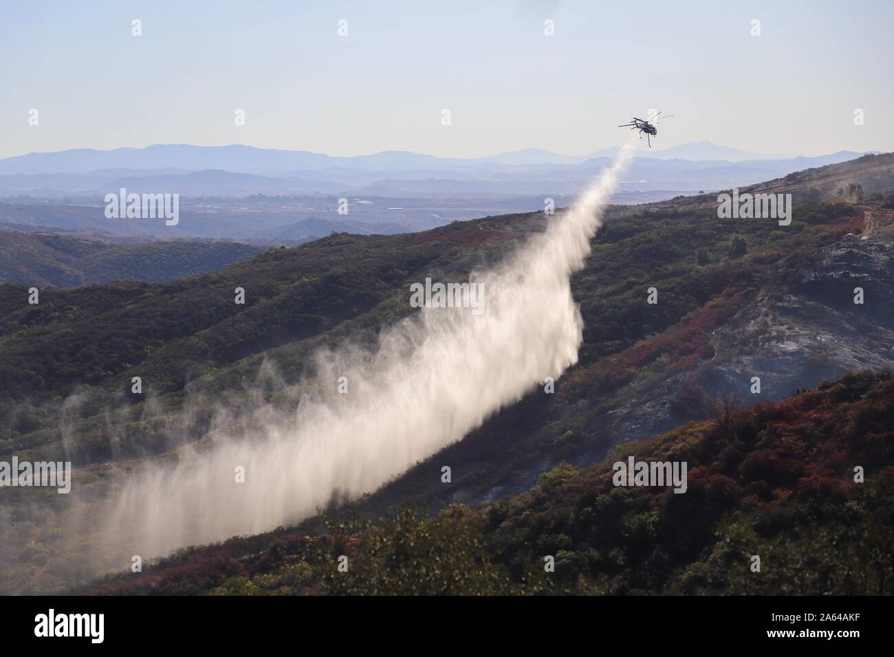 Firefighters extinguish hot spots on Range 409A on Marine Corps Base ...