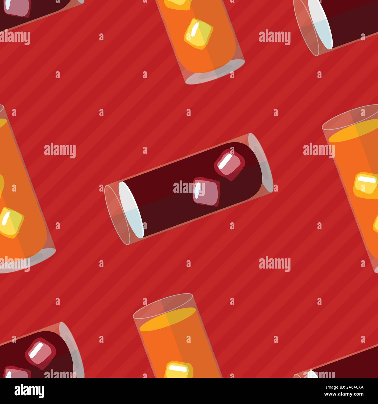 Cocktail Glass Repeat Pattern Seamless flat pattern with cocktail glasses Stock Vector Image & Art ...
