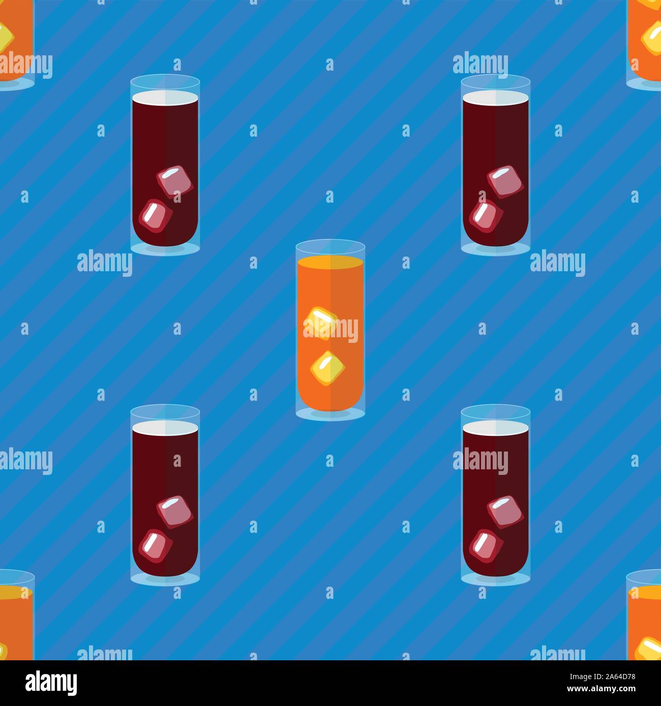 Cocktail Glass Repeat Pattern Seamless flat pattern with cocktail glasses Stock Vector Image & Art ...