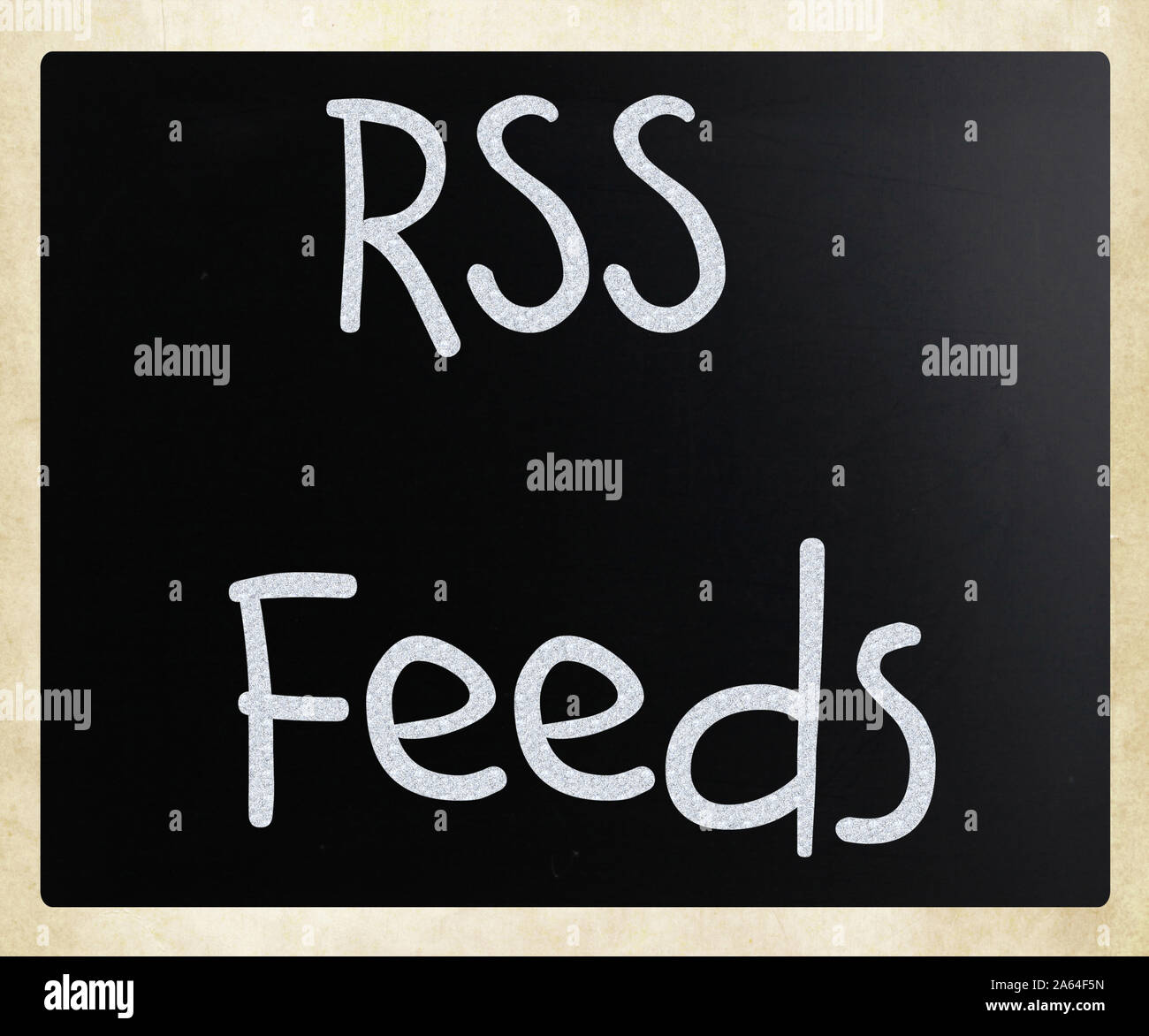 RSS Feeds Stock Photo