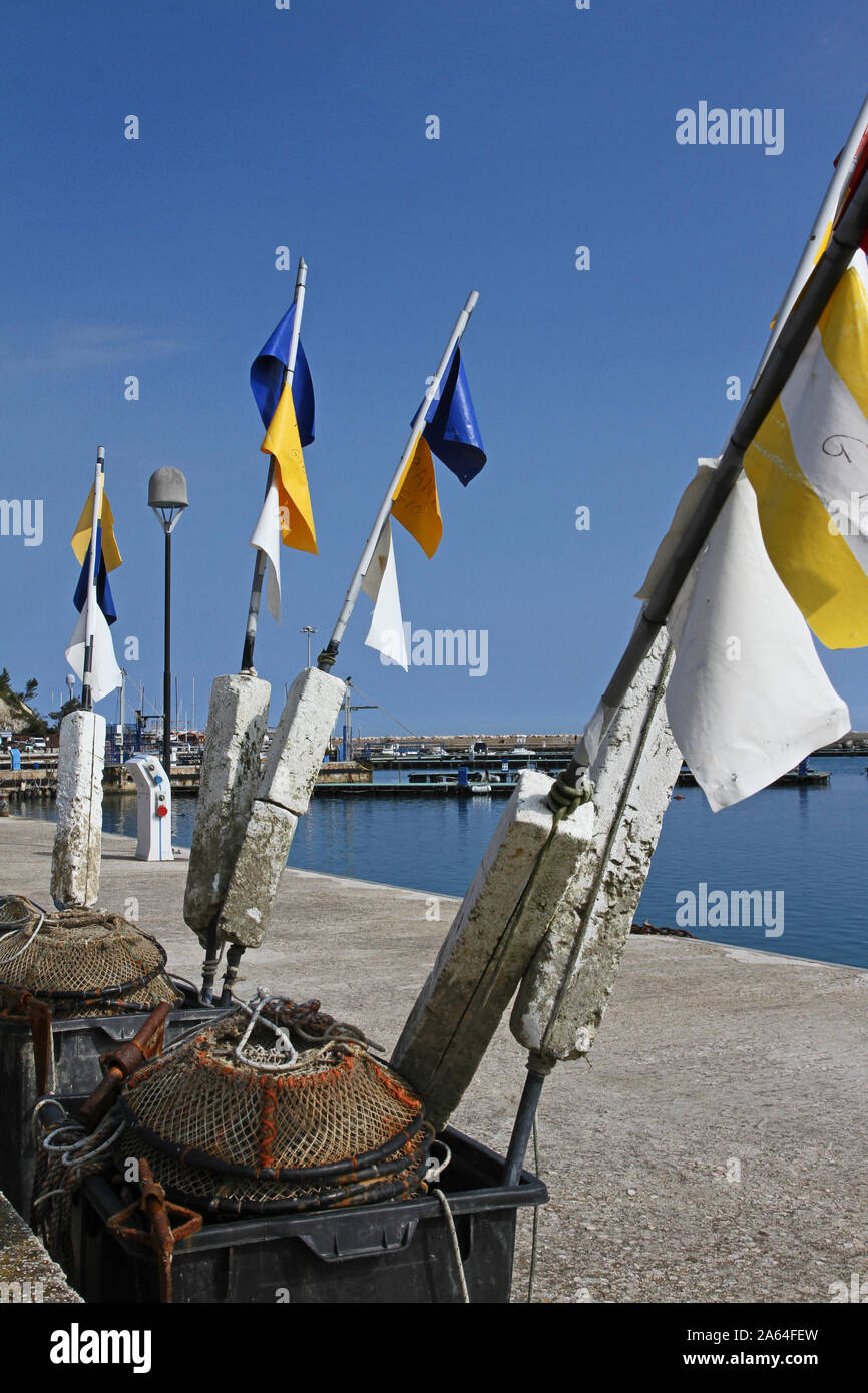 Fishing buoy marker flags hi-res stock photography and images - Alamy