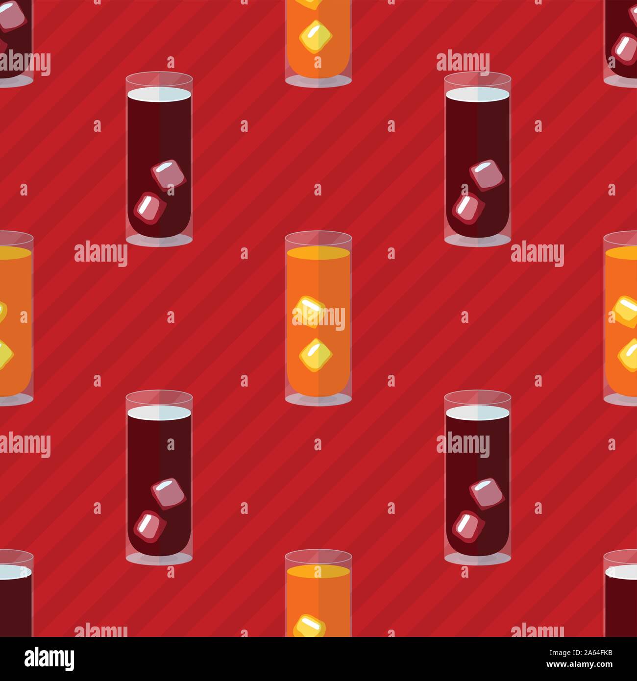 Cocktail Glass Repeat Pattern Seamless flat pattern with cocktail glasses Stock Vector Image & Art ...