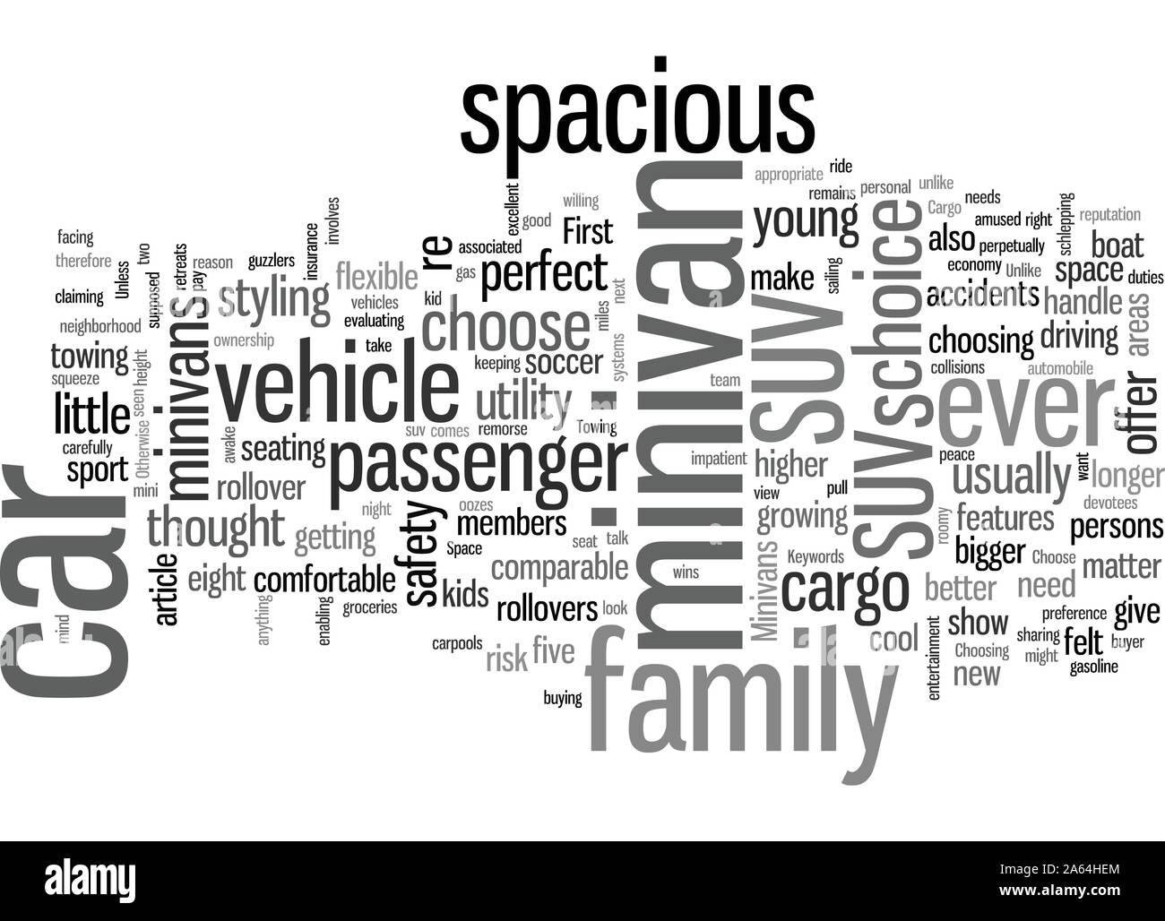 How To Choose A Spacious Car Stock Vector