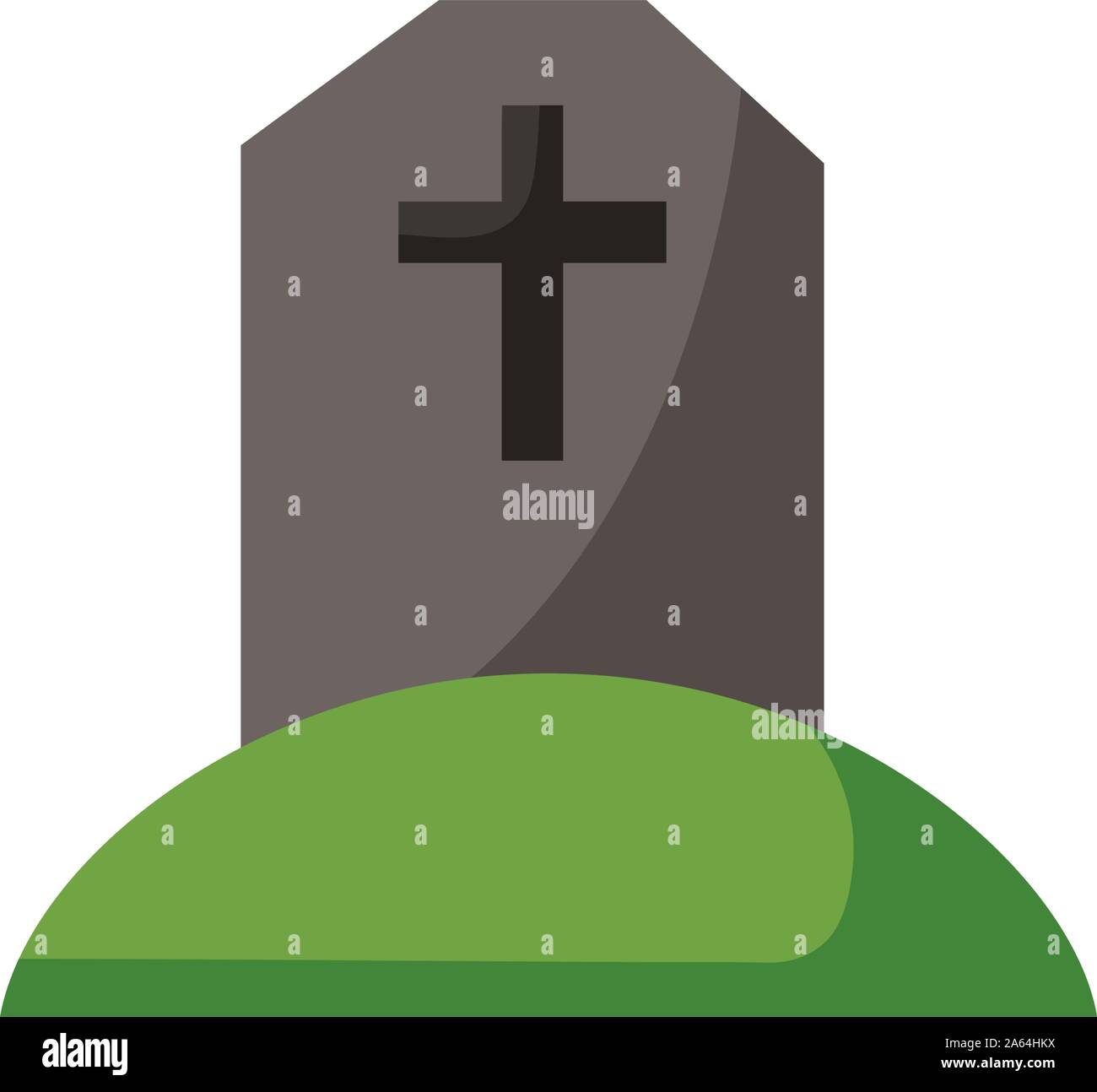 halloween graveyard cemetery isolated icon Stock Vector Image & Art - Alamy