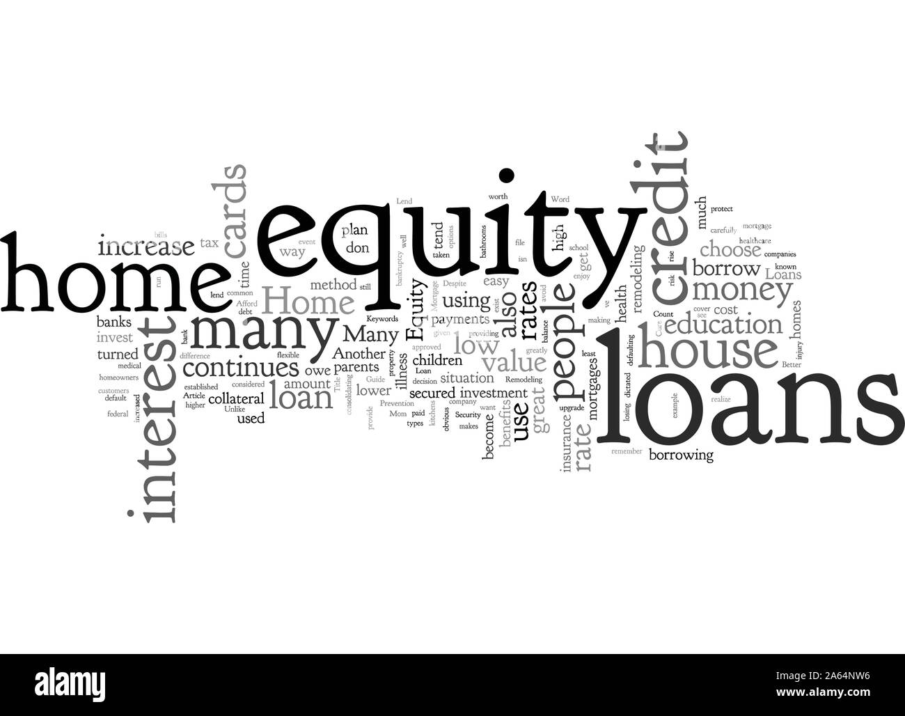 Home Equity Loans A Walkthrough Guide Of Home Loans Stock Vector
