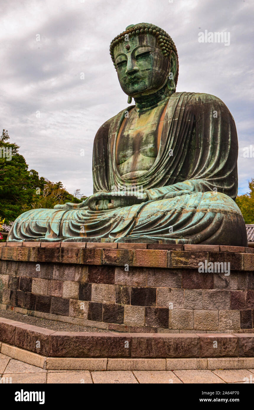Big Buddha in Kamakura, Japan Stock Photo Alamy