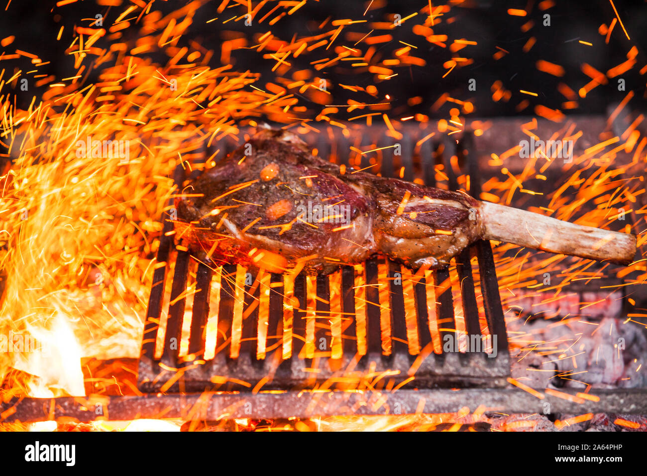 beef steak in meat restaurant Stock Photo Alamy