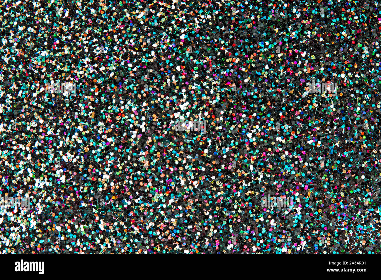 Holographic festive glitter shiny texture. Stock Photo