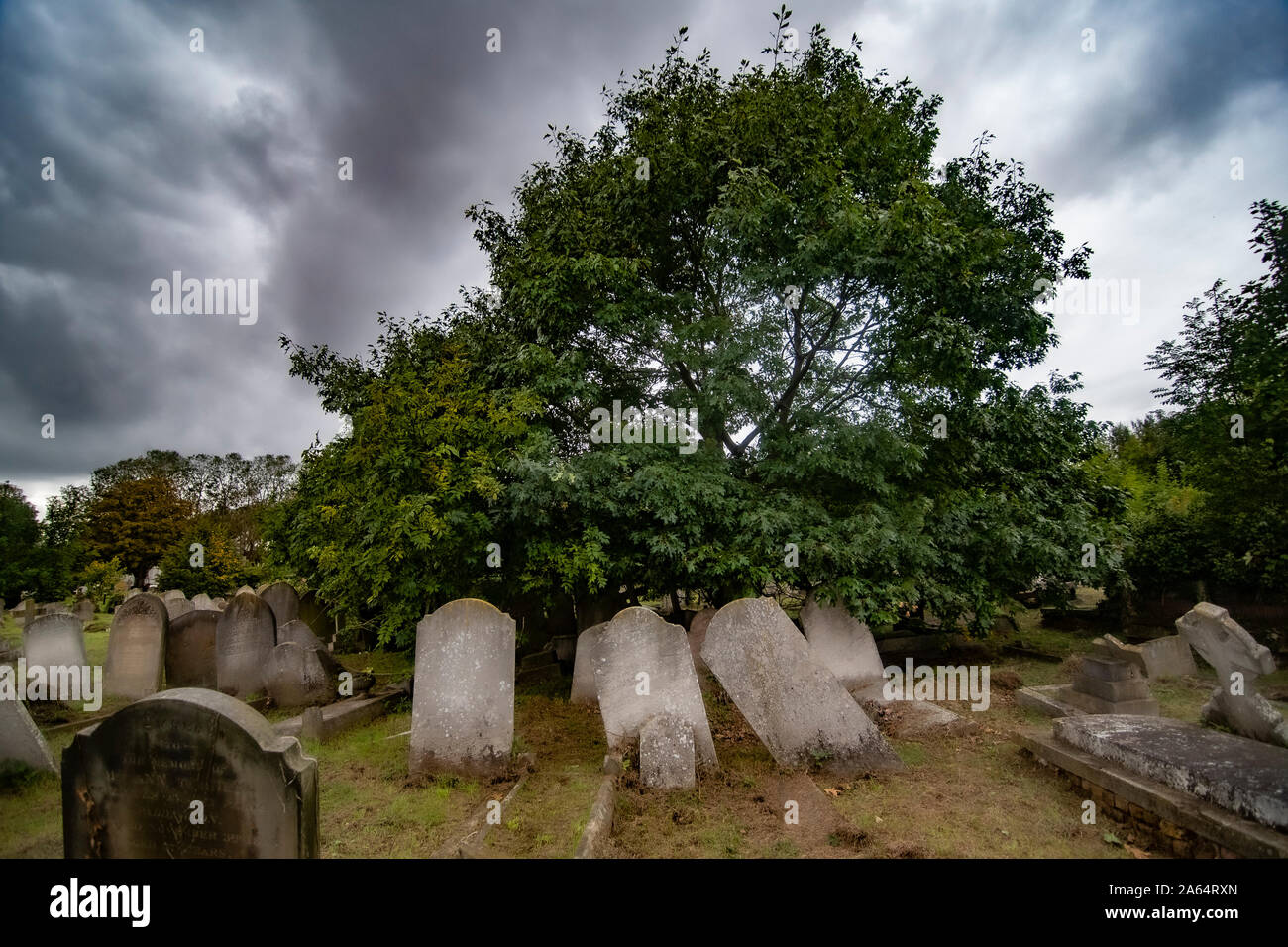 Kensal Green Cemetery, UK. Stock Photo