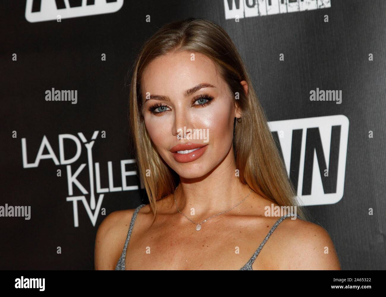 Las Vegas, NV, USA. 23rd Oct, 2019. Nicole Aniston at arrivals for LADY KILLER TV Premiere, Brenden Theater at Palms Casino Resort, Las Vegas, NV October 23, 2019. Credit: JA/Everett Collection/Alamy Live News Stock Photo
