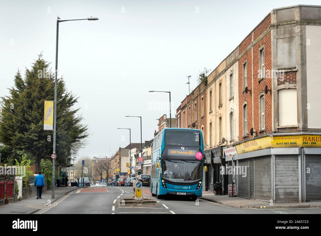Stapleton Road in Bristol which some people have labelled as the worst in Britain including by