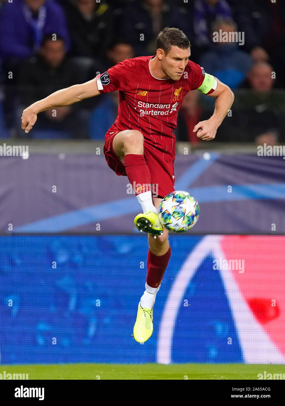 James Milner of Liverpool FC during Champions League KRC Genk-Liverpool on October 23 2019 in Genk, Belgium Credit: Geert van Erven/SCS/AFLO/Alamy Live News Stock Photo