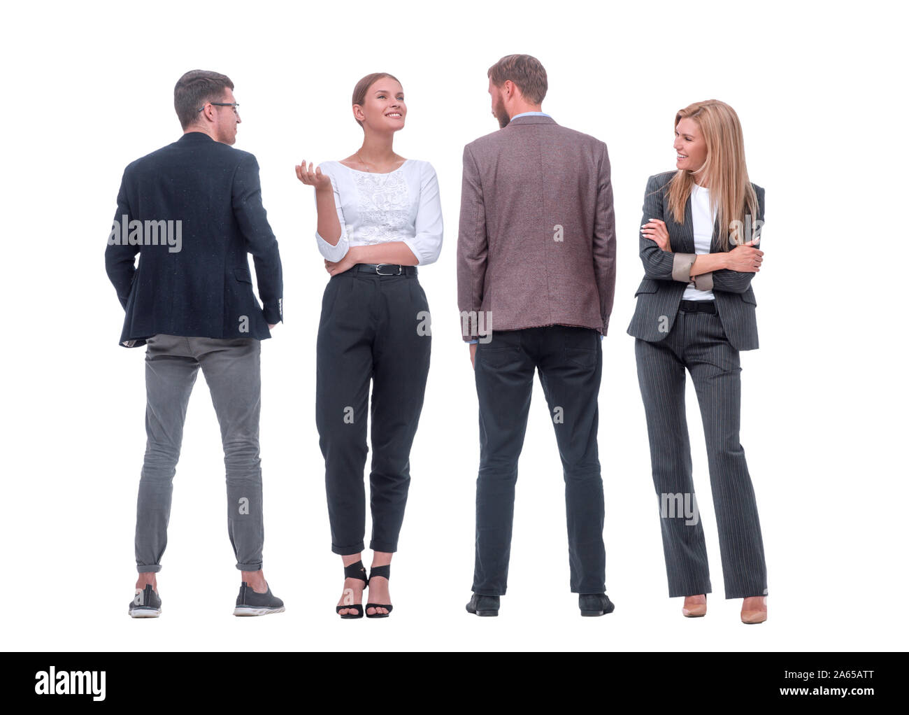 Looking in opposite directions hires stock photography and images Alamy