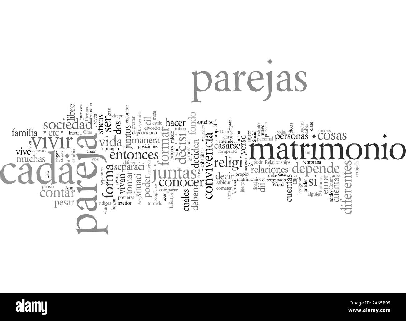 Elija a su esposo conocindolo antes del matrimonio Stock Vector