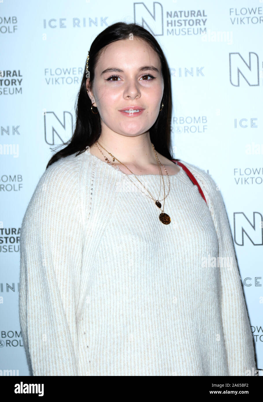 Holly Ramsay, Natural History Museum Ice Rink launch event 2019 ...