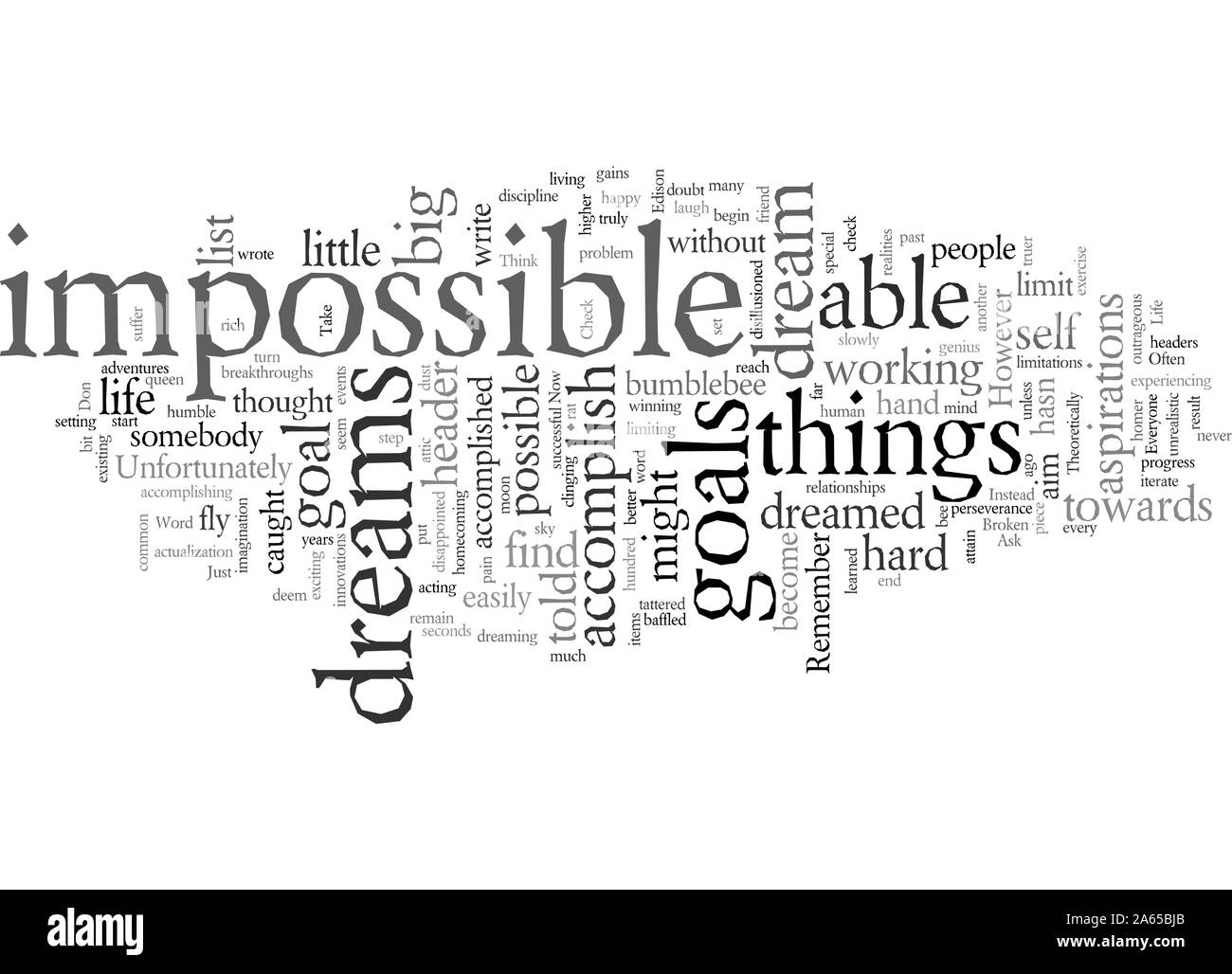 dream your life Stock Vector