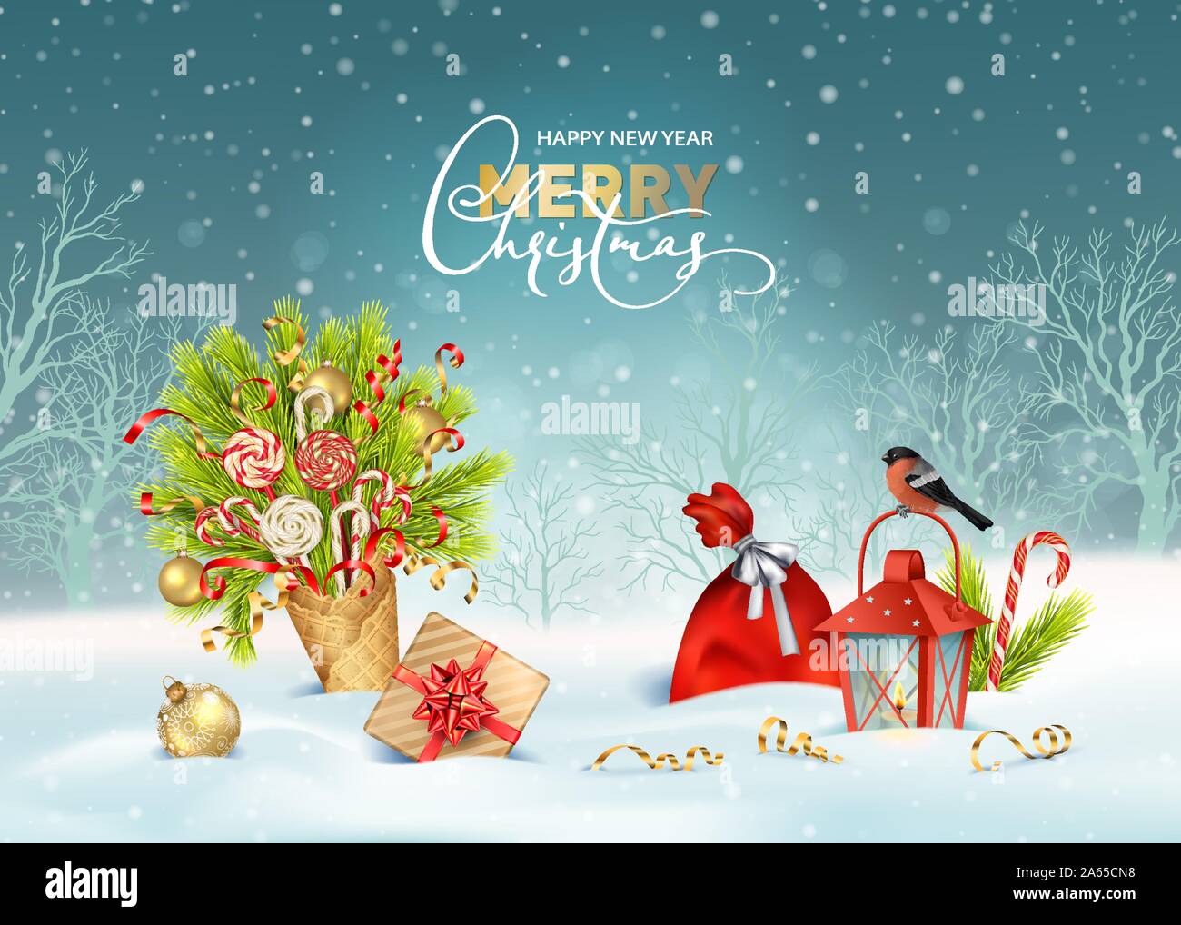 Christmas Holiday Background Stock Vector