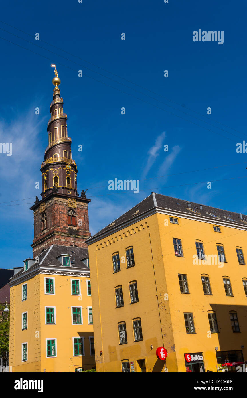 Church of Our Saviour (Vor Frelsers Kirke) in Copenhagen, Denmark Stock Photo Alamy
