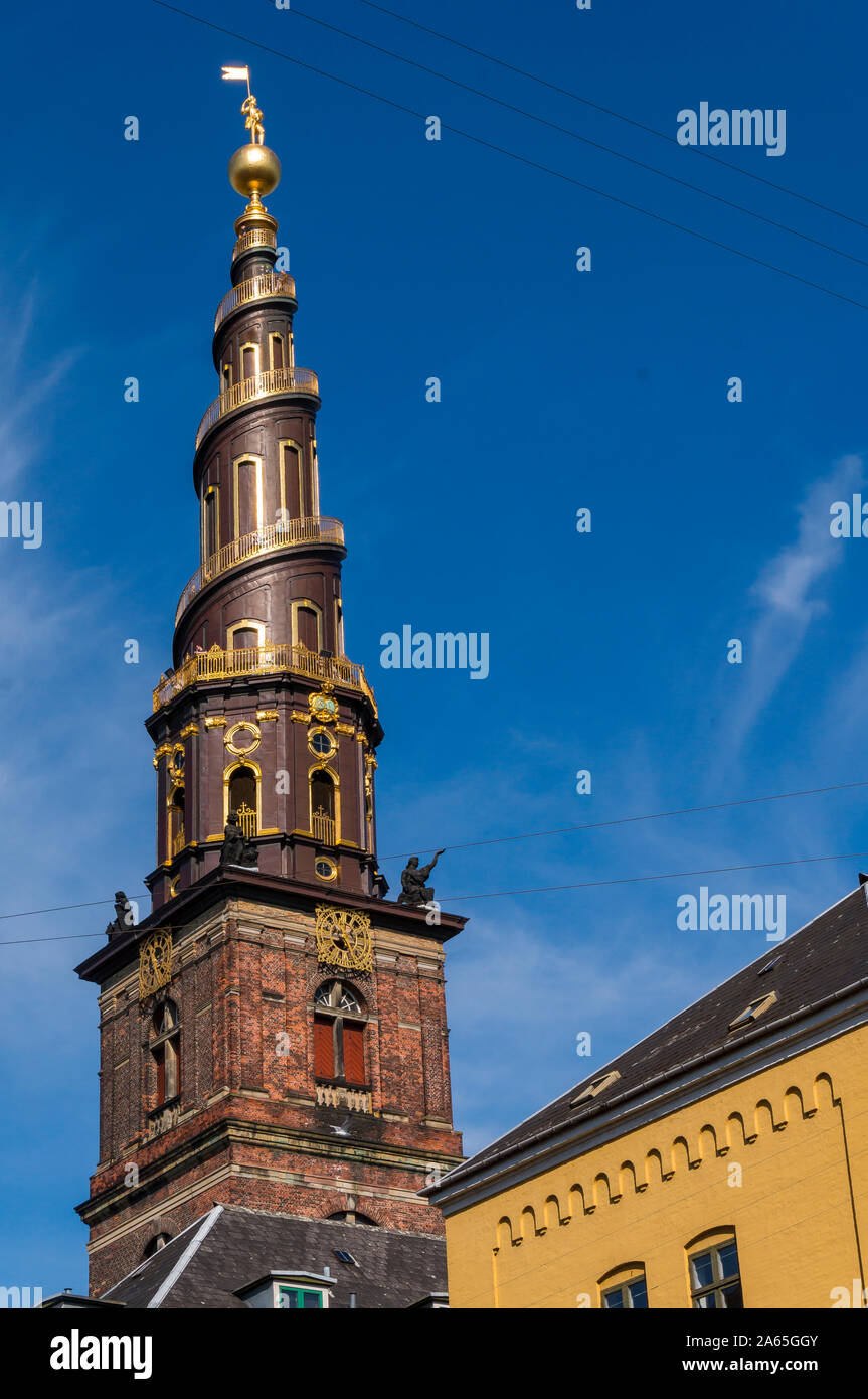Church of Our Saviour (Vor Frelsers Kirke) in Copenhagen, Denmark Stock Photo Alamy