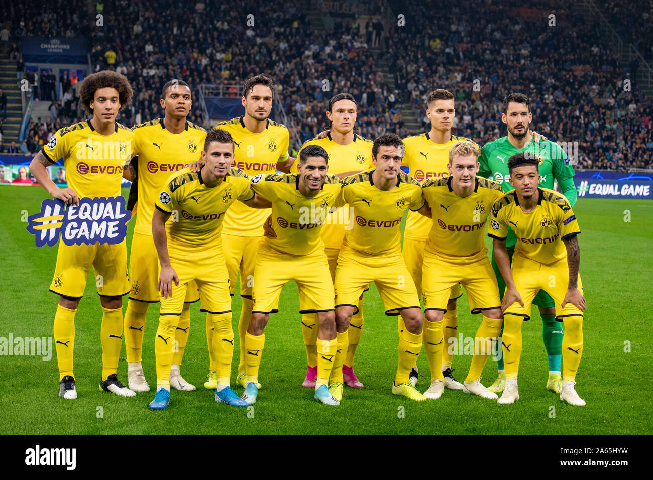 Axel Witsel Borussia Dortmund Manuel Akanji Borussia Dortmund Mats Hummels Borussia Dortmund Jadon Sancho Borussia Dortmund Julian Weigl Borussia Dortmund Roman Burki Borussia Dortmund Thorgan Hazard Borussia Dortmund Achraf Hakimi