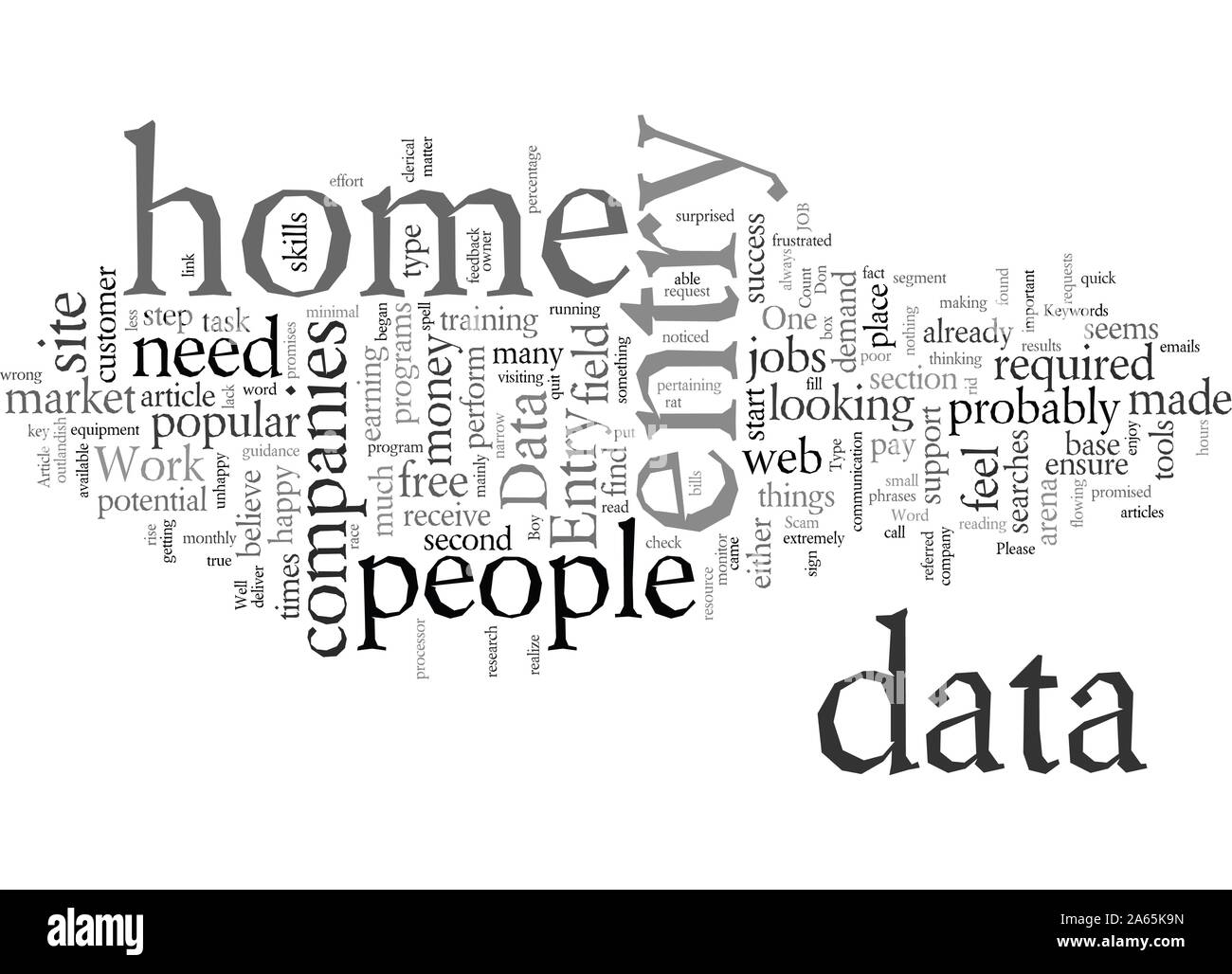Data Entry Work At Home Stock Vector Image Art Alamy