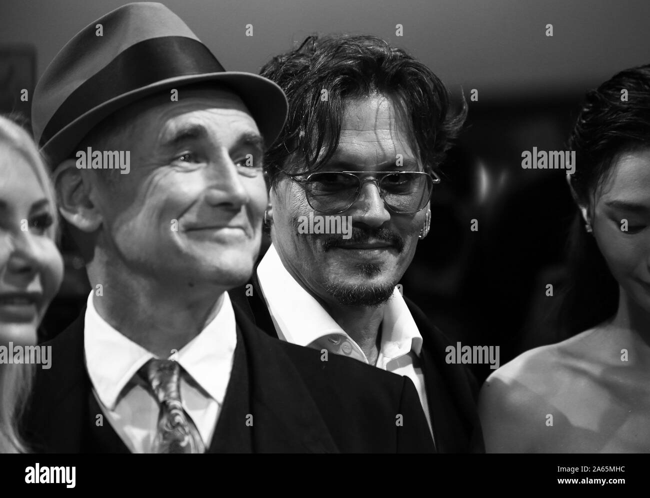 VENICE, ITALY - SEPTEMBER 06, 2019: Johnny Depp walks the red carpet ahead of the 'Waiting For The Barbarians' Stock Photo