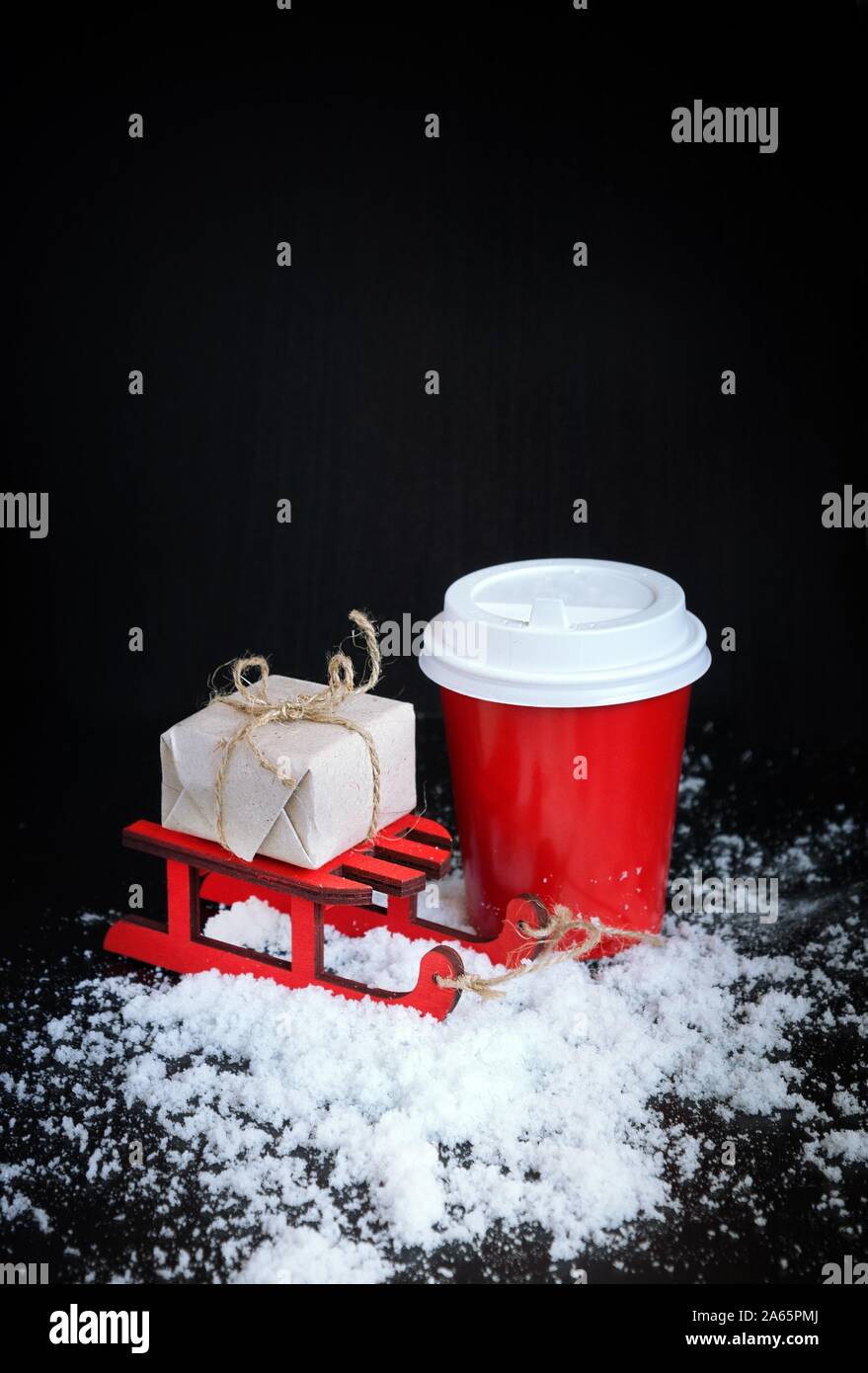 Cardboard sledge hi-res stock photography and images - Alamy