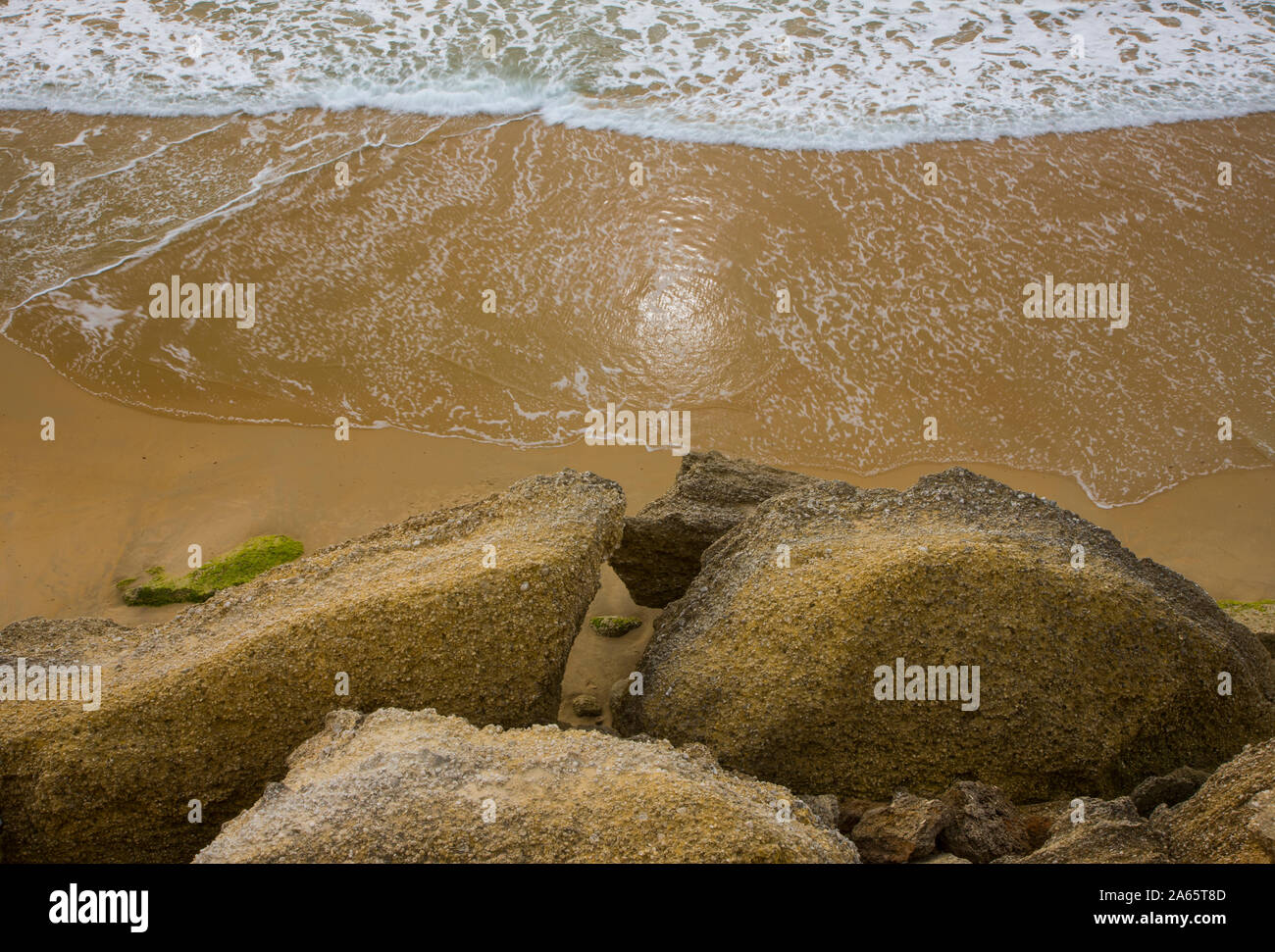 Landscape in Cabo Roche, Cadiz Stock Photo - Alamy